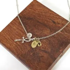 ◆amp japan◆ アンプジャパン 　シルバーネックレス 　クロス