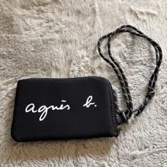 agnes b. ネオプレン素材 ポーチ ストラップ付のサムネイル