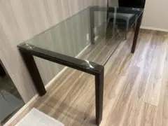 美品□モーダエンカーサ□TEMPO□ダイニングテーブル□ブラウンオーク