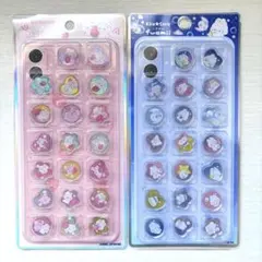 カミオジャパン　キラコロ　おはじきシール　しゅがのん　ふあみい　2枚セット