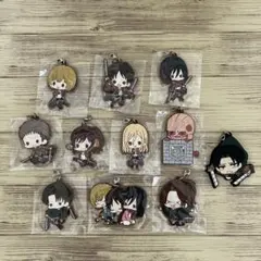 進撃の巨人ラバーストラップコレクション全10種コンプリートセット+おまけ付き