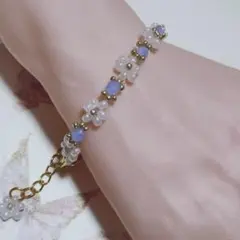 【てふ。】ビーズブレスレット【21】