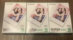 FUJIFILMのinstax mini用インスタントフィルム10枚入り3パック