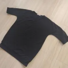 chocol raffine robe　チュニック　濃紺　カットソーのサムネイル