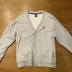 DCグレー Vネック カーディガン