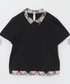 バーバリーブルーレーベル クレストブリッジコンパクトスーピマスムースカットソー