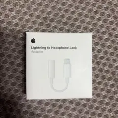 Apple Lightning to Headphone Jack アダプタ