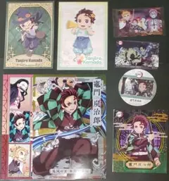 鬼滅の刃 ポストカード ポスカ イラスト コースター マグネット 竈門炭治郎