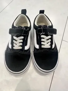 Vans ブラック/ホワイト スニーカー 17cm