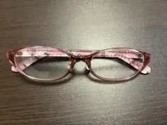 JINS LIBERTYピンクオーバルメガネ ケース付き ⑤