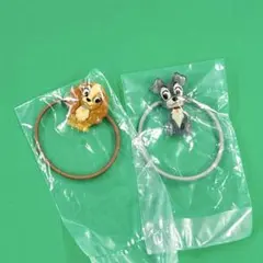 “ディズニーキャラクター” Twinkle ゴム【②個セット】 レディ＆トランプ