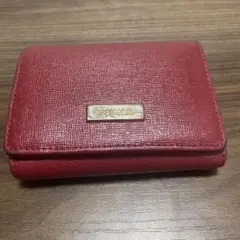 FURLA 三つ折財布 レッド
