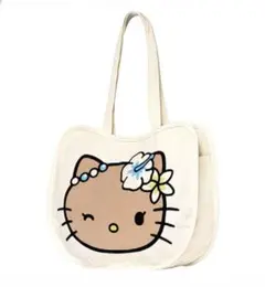 サンリオハウス ルクア大阪限定 キティフェイストートバッグ ヒョウ柄
