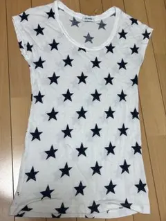 ILDMNT 星柄 半袖Tシャツ ホワイト/ネイビーのサムネイル