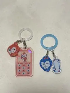 アンパンマン ドキンちゃん コキンちゃん アクリルキーホルダー　目印アクセサリーのサムネイル