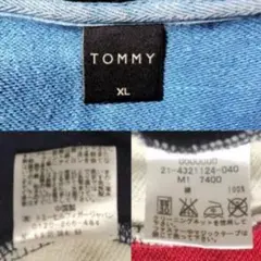 TOMMY トミー 星条旗 ジップアップパーカー