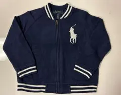 【未使用】RALPH LAUREN 紺 スタジアムジャンパー　100cm