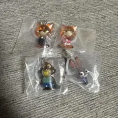 ズートピア2 めじるしアクセサリー 未使用 4体セット