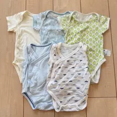 【まとめ売り】UNIQLO、シャルレ　ボディ肌着 ロンパース 70-80cm