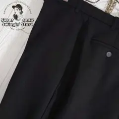 人気 リーバイス アクションスラックス W38 ネイビー テーパード ポリ