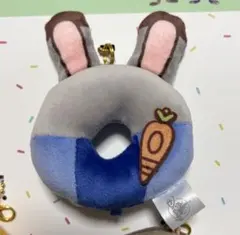 ズートピア　ぬいぐるみキーホルダー　キーチェーン　ドーナツ　ジュディ