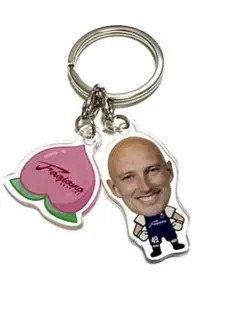 ファジアーノ岡山　ブローダーセン　2連キーホルダー