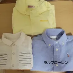 子ども服　長袖　(85～90cm)　ラルフローレン他 　ズボン(80)ミキハウス