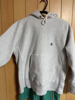 【田園さん専用】Champion グレー フード付きパーカー