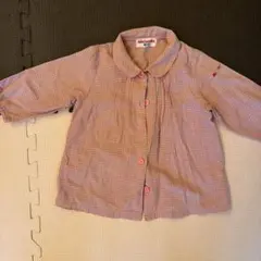 ミキハウス チェックシャツ 100