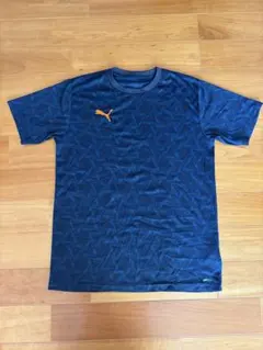 PUMA プーマ 半袖Tシャツ サッカーウェア ネイビー Lサイズ