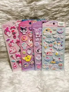 ジュエルマシュマロシール サンリオ　4枚セット