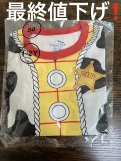 【新品・未使用】半袖　トイ・ストーリー　ウッディ パジャマ 90サイズ 1-2Y