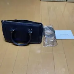 【未使用級✨】COACH　ハンドバッグ　ショルダーバッグ　ネイビー　本革