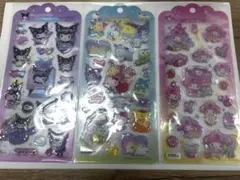 サンリオ　ドロップジェリーシール　3種　マイメロ　クロミ