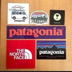 ☆新品☆パタゴニア　ノースフェイス　モンベル　アウトドアステッカー6枚