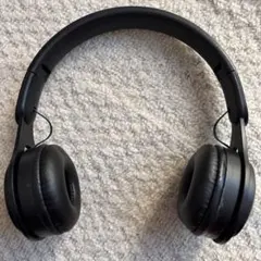 ブラック 有線ヘッドホン 折りたたみ式