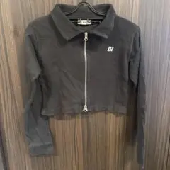 ダブルジップ 長袖リブトップス　WEGO