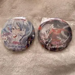 初音ミク 雪ミク 赤い羽根募金　札幌限定 缶バッジ 初音ミク 雪ミク 赤い羽根募金 札幌限定 缶バッジ
