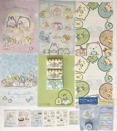 すみっコぐらし　クリアファイル　シール　ポケットティッシュ　ヨーヨー　絆創膏