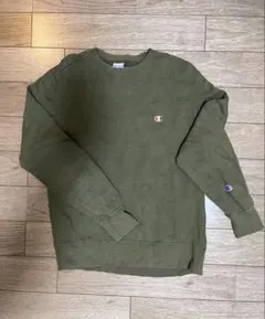 Champion オリーブ トレーナー Mサイズ
