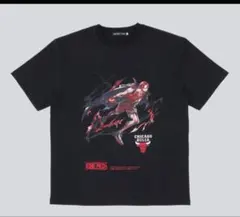 ワンピース ベースショップ NBA シャツ シャンクス ブルズ 黒 くじ