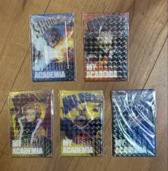 一番くじ 僕のヒーローアカデミア J賞5種 ヒーローカード風アクリルミラーカード
