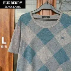 【BURBERRY】 BLACK LABEL/Tシャツ/グレー系/3(L)