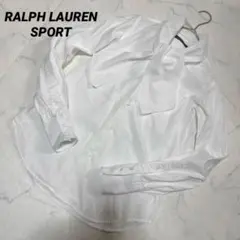 RALPH LAUREN SPORTラルフローレン　 ボウタイブラウス ホワイト