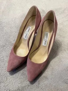【美品】*⭐︎ JIMMY CHOO ジミーチュウ ピンク スエード ヒール ⭐︎*