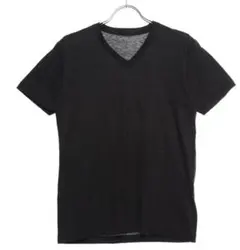 新品 未使用VネックTシャツイグニオ IGNIO 半袖ブラック 無地　Mサイズのサムネイル