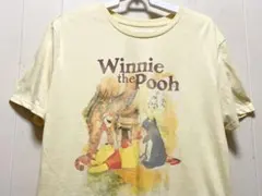 Disney ディズニー くまのプーさん TシャツL Pooh 古着