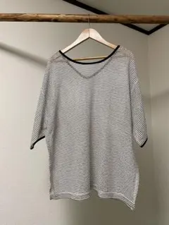 CIAOPANIC TYPY シアーレースボーダーリンガーTEE