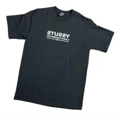 90s STUSSY レア　逆ロゴ　tシャツ　アメリカ製　紺タグ　サイズL