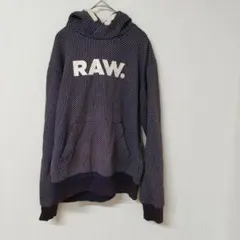 G-STARRAW プルオーバーパーカー　ネイビー　古着のサムネイル